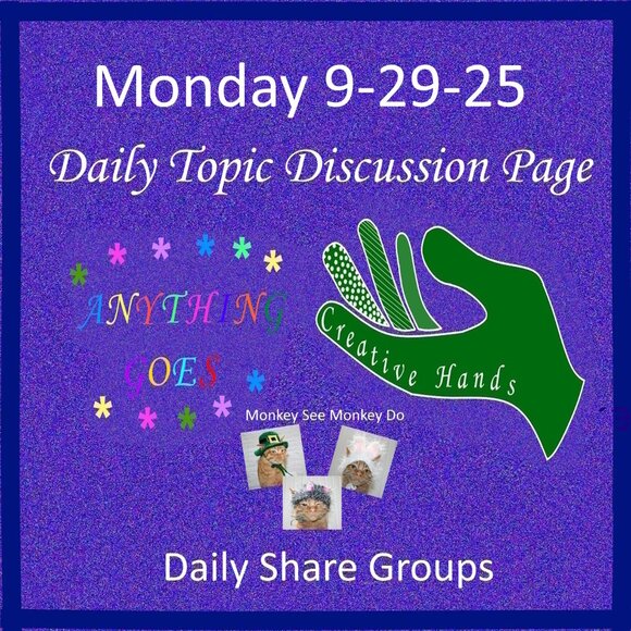 Monday 9-29-25 Share Groups - Part Two - Daily Topic Discussion - Picture 1 of 4